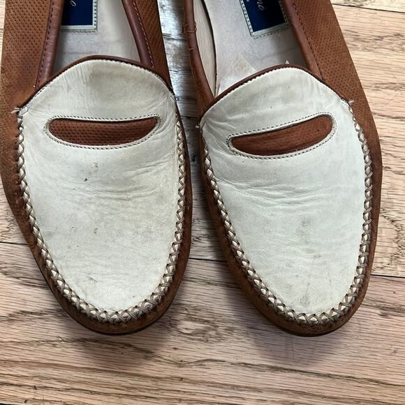 BRAGANO LEATHER ITALIAN MADE LOAFERS SIZE 9 1/2 - Picture 5 of 5